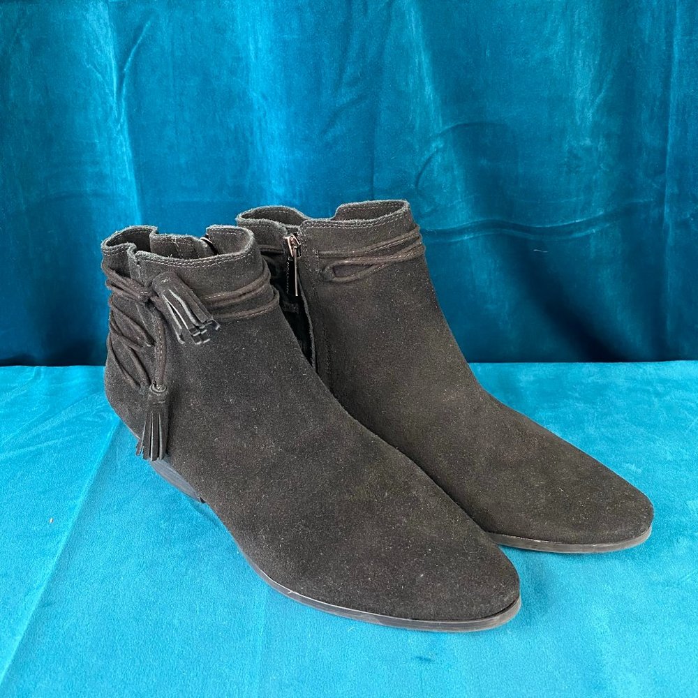 Vince Camuto Carlina Tasseled Bootie Black - Picture 2 of 11
